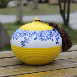 陶瓷茶具配件青花瓷茶葉包裝盒密封咖啡 藥 香料大號禮品茶葉罐